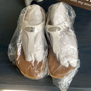 White Michael Kors Sandals